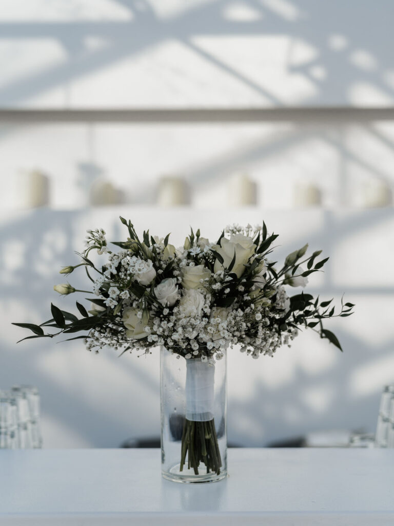 Brautstrauß in Vase